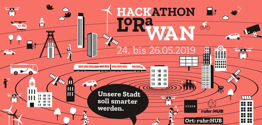 Startup-Essen – Stadt Essen ruft auf: "Unsere Stadt soll smarter werden" Hackathon LoRaWan
